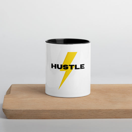 Bolt HUSTLE Mug with Color Inside