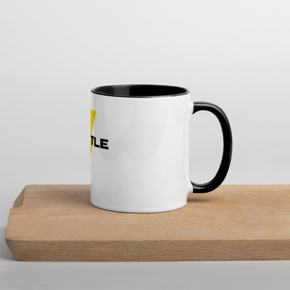 Bolt HUSTLE Mug with Color Inside