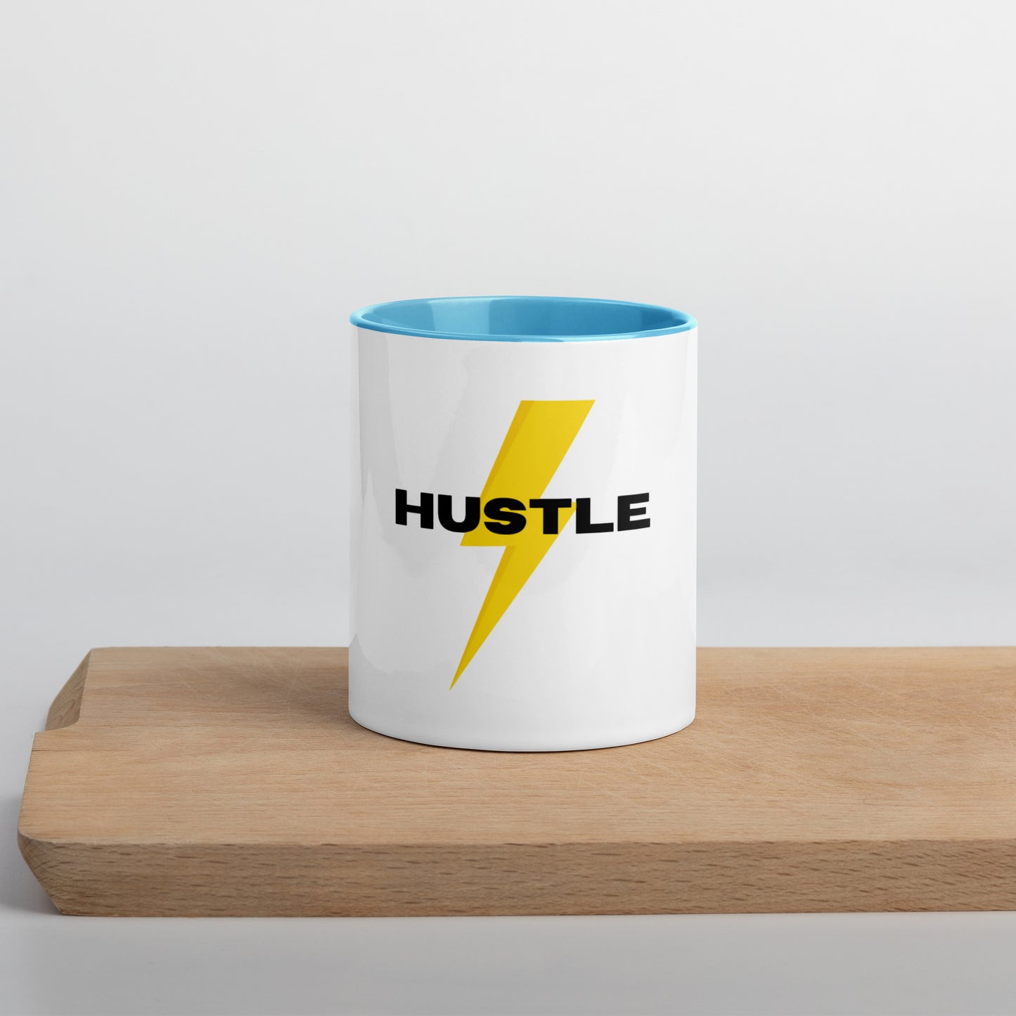 Bolt HUSTLE Mug with Color Inside