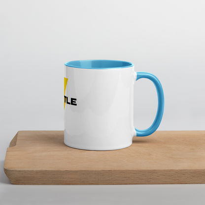 Bolt HUSTLE Mug with Color Inside