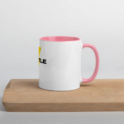 Bolt HUSTLE Mug with Color Inside