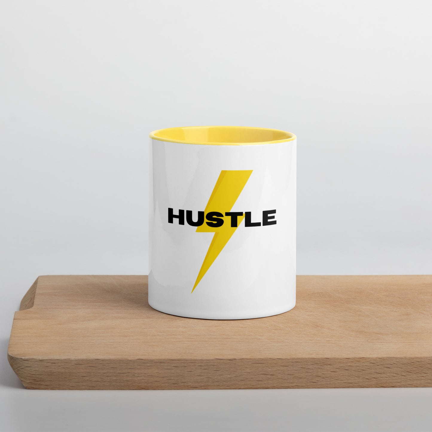 Bolt HUSTLE Mug with Color Inside